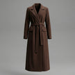 Maxi Oversized Wool Coat With Belt